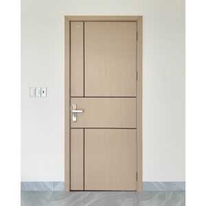Cửa Composite Jicowood Soi chỉ sơn đen (Mã JC1028 - Màu M13)